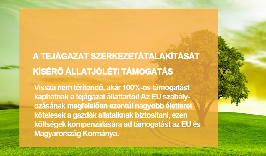 VP3-14.1.1-23: A tej&aacute;gazat szerkezet&aacute;talak&iacute;t&aacute;s&aacute;t k&iacute;s&eacute;rő &aacute;llatj&oacute;l&eacute;ti t&aacute;mogat&aacute;s
