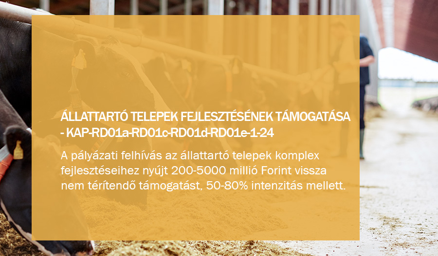 KAP-RD01a-RD01c-RD01d-RD01e-1-24 - &Aacute;llattart&oacute; telepek fejleszt&eacute;s&eacute;nek t&aacute;mogat&aacute;sa