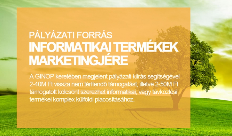 Fejlesszen &uacute;j web&aacute;ruh&aacute;zat, &uuml;gyviteli rendszert, mobilalkalmaz&aacute;st, vagy v&aacute;s&aacute;roljon informatikai eszk&ouml;z&ouml;ket t&aacute;mogat&aacute;ssal!